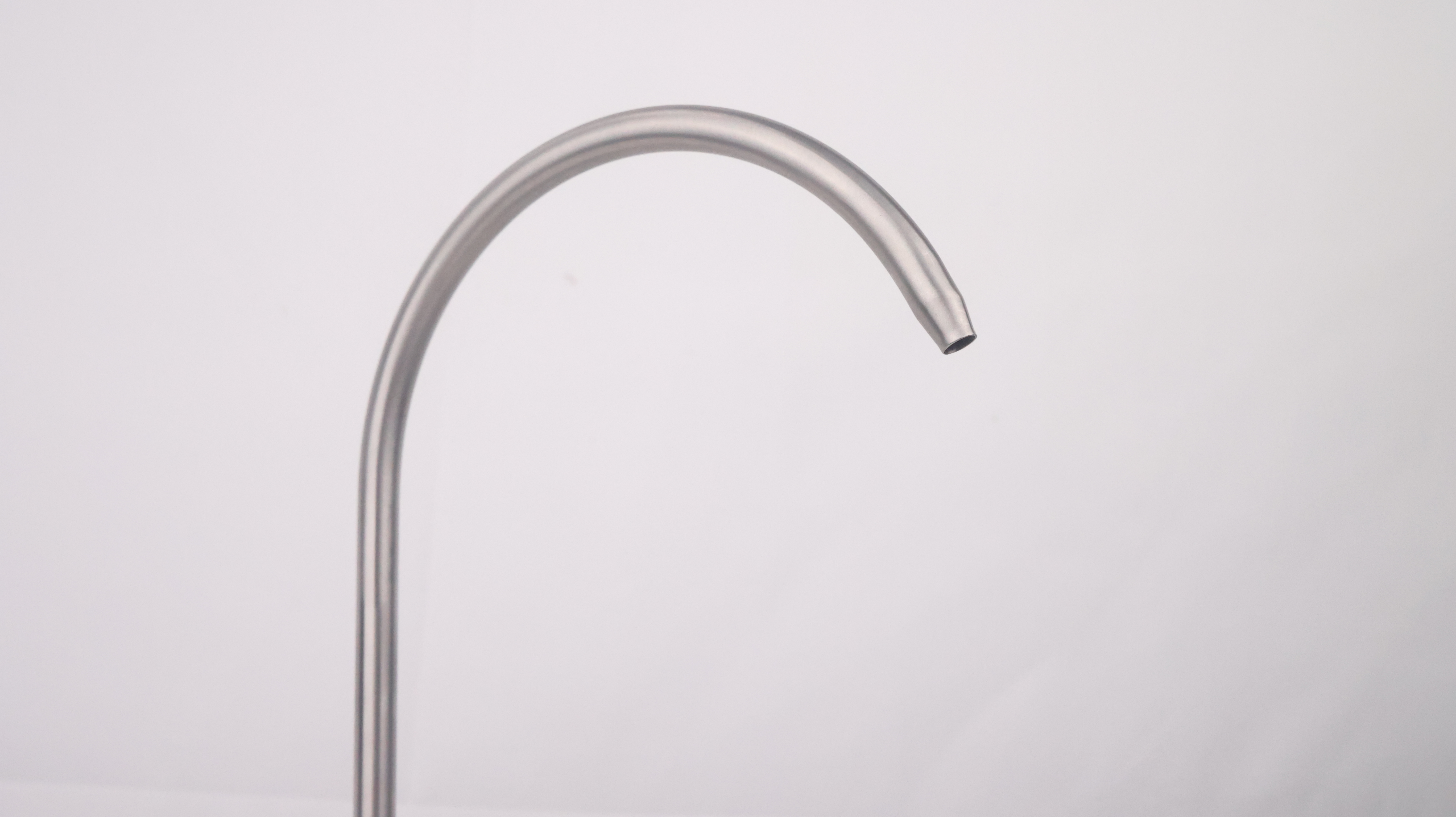 Lead-free Stainless Steel Dual Handle Kitchen Sink Faucet