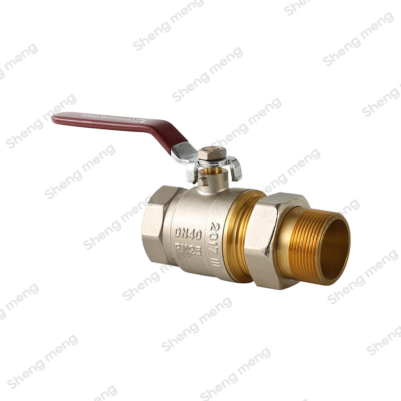 Series SM021C Steel Lever Handle Flexiable Connector Brass Ball Valves