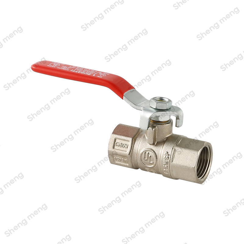 Series SM032 F/F Reduced Bore Screwed Bspp Nickel Plated Body Brass Ball Valves